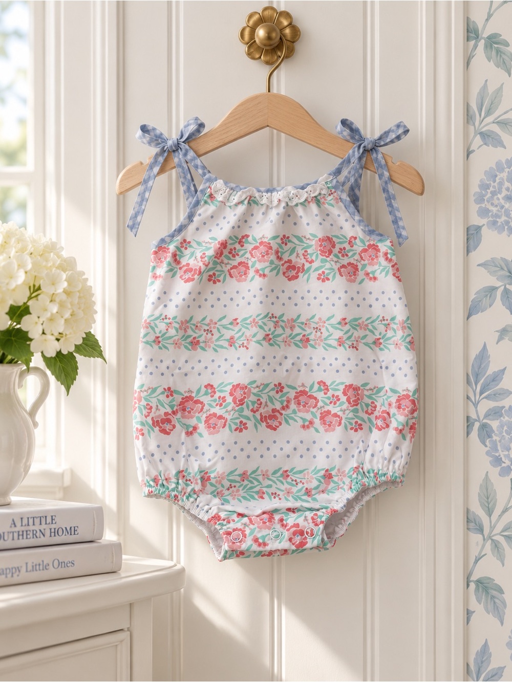 TBBC Floral Bubble 12–18M NWOT